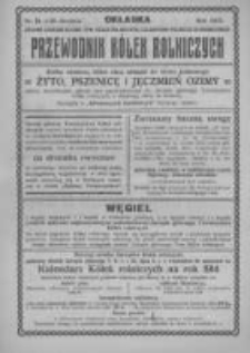 Przewodnik "K&oacute;łek rolniczych". R. XXVII. 1913. Nr 24