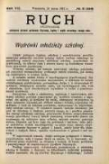 Ruch: dwutygodnik poświęcony sprawom wychowania fizycznego, hygieny i w ogóle normalnego rozwoju ciała 1912.03.26 R.7 No.6=144
