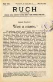 Ruch: dwutygodnik poświęcony sprawom wychowania fizycznego, hygieny i w ogóle normalnego rozwoju ciała 1912.05.11 R.7 No.9=147