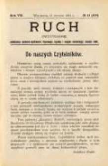 Ruch: dwutygodnik poświęcony sprawom wychowania fizycznego, hygieny i w ogóle normalnego rozwoju ciała 1912.06.11 R.7 No.11=149