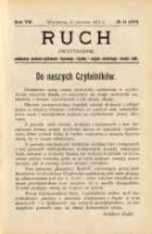 Ruch: dwutygodnik poświęcony sprawom wychowania fizycznego, hygieny i w ogóle normalnego rozwoju ciała 1912.06.11 R.7 No.11=149