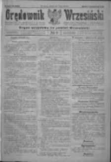 Orędownik Wrzesiński: organ urzędowy na powiat wrzesiński 1922.01.21 R.4 Nr9