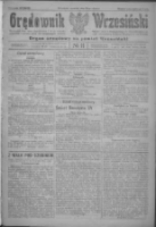Orędownik Wrzesiński: organ urzędowy na powiat wrzesiński 1922.01.26 R.4 Nr11