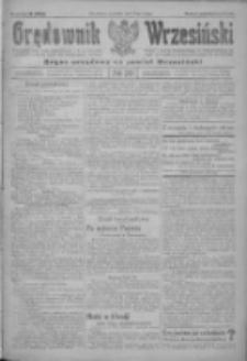 Orędownik Wrzesiński: organ urzędowy na powiat wrzesiński 1922.02.16 R.4 Nr20