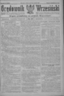 Orędownik Wrzesiński: organ urzędowy na powiat wrzesiński 1922.04.25 R.4 Nr48