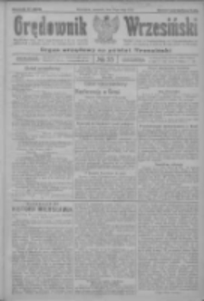 Orędownik Wrzesiński: organ urzędowy na powiat wrzesiński 1922.05.11 R.4 Nr55