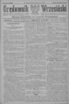 Orędownik Wrzesiński: organ urzędowy na powiat wrzesiński 1922.06.13 R.4 Nr68