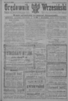 Orędownik Wrzesiński: organ urzędowy na powiat wrzesiński 1922.08.24 R.4 Nr99