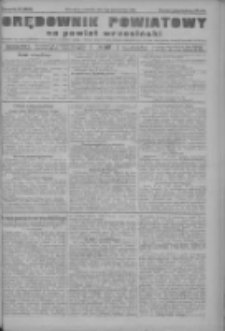 Orędownik powiatowy na powiat wrzesiński 1922.10.05 R.4 Nr117