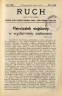 Ruch: dwutygodnik poświęcony sprawom wychowania fizycznego, hygieny i w og&oacute;le normalnego rozwoju ciała 1913.03.11 R.8 No.5=167