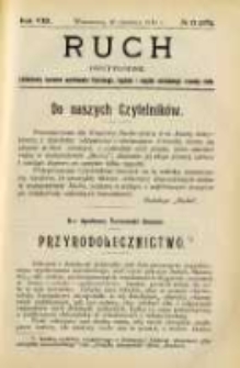 Ruch: dwutygodnik poświęcony sprawom wychowania fizycznego, hygieny i w og&oacute;le normalnego rozwoju ciała 1913.06.26 R.8 No.12=174