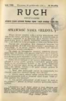 Ruch: dwutygodnik poświęcony sprawom wychowania fizycznego, hygieny i w ogóle normalnego rozwoju ciała 1913.10.26 R.8 No.20=182