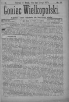 Goniec Wielkopolski: najtańsze pismo codzienne dla wszystkich stan&oacute;w 1879.02.05 R.3 Nr29