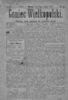 Goniec Wielkopolski: najtańsze pismo codzienne dla wszystkich stan&oacute;w 1879.02.11 R.3 Nr34