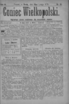 Goniec Wielkopolski: najtańsze pismo codzienne dla wszystkich stan&oacute;w 1879.02.13 R.3 Nr35
