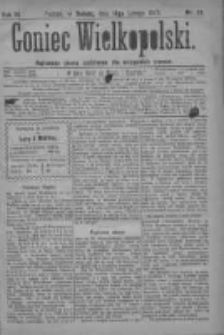 Goniec Wielkopolski: najtańsze pismo codzienne dla wszystkich stan&oacute;w 1879.02.15 R.3 Nr38