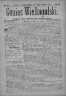 Goniec Wielkopolski: najtańsze pismo codzienne dla wszystkich stan&oacute;w 1879.02.24 R.3 Nr45