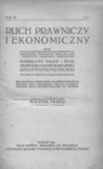Ruch Prawniczy i Ekonomiczny: organ Wydziału Prawno-Ekonomicznego Uniwersytetu Poznańskiego, Towarzystwa Przyjaci&oacute;ł Nauk i Towarzystwa Prawniczego i Ekonomicznego: poświęcony nauce i życiu prawnemu i gospodarczemu Rzeczypospolitej Polskiej 1923 R.3