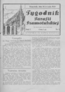 Tygodnik Parafii Szamotulskiej. 1938 R.1 Nr3