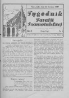 Tygodnik Parafii Szamotulskiej. 1938 R.1 Nr4