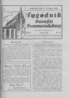 Tygodnik Parafii Szamotulskiej. 1938 R.1 Nr16