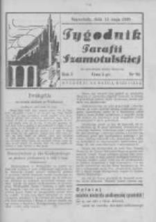 Tygodnik Parafii Szamotulskiej. 1938 R.1 Nr20