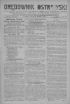 Orędownik Ostrowski: pismo na miasto i powiaty Ostrowski i Odolanowski oraz miast Ostrowa, Odolanowa, Sulmierzyc i Raszkowa 1930.12.26 R.79 Nr103