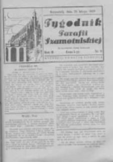 Tygodnik Parafii Szamotulskiej. 1939 R.2 Nr9