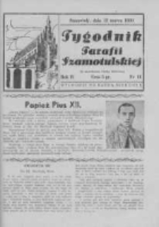 Tygodnik Parafii Szamotulskiej. 1939 R.2 Nr11