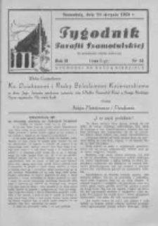 Tygodnik Parafii Szamotulskiej. 1939 R.2 Nr34