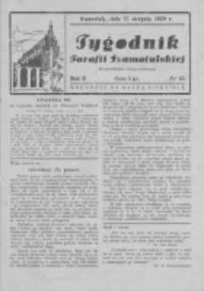 Tygodnik Parafii Szamotulskiej. 1939 R.2 Nr35