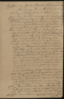 Listy Baranowskiego Jana Józefa rok 1885