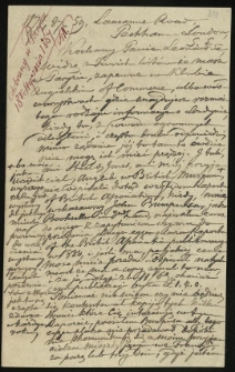 Listy Baranowskiego Jana Józefa rok 1886