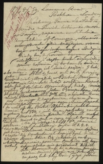 Listy Baranowskiego Jana Józefa rok 1887