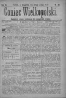 Goniec Wielkopolski: najtańsze pismo codzienne dla wszystkich stan&oacute;w 1879.02.27 R.3 Nr48