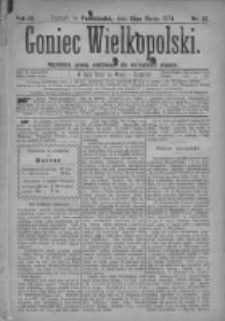Goniec Wielkopolski: najtańsze pismo codzienne dla wszystkich stanów 1879.03.10 R.3 Nr57