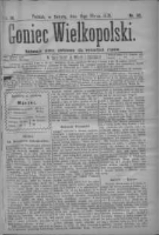 Goniec Wielkopolski: najtańsze pismo codzienne dla wszystkich stanów 1879.03.15 R.3 Nr62
