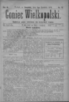 Goniec Wielkopolski: najtańsze pismo codzienne dla wszystkich stan&oacute;w 1879.04.03 R.3 Nr77