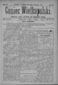 Goniec Wielkopolski: najtańsze pismo codzienne dla wszystkich stan&oacute;w 1879.04.04 R.3 Nr78