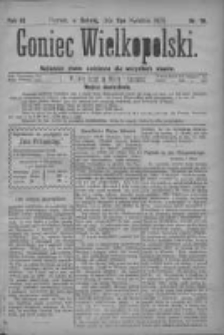 Goniec Wielkopolski: najtańsze pismo codzienne dla wszystkich stanów 1879.04.05 R.3 Nr79