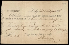 Zaproszenia na uroczystości: egzaminy, nabożeństwa, śluby, depesza J. Sekutowicza donosząca o śmierci Niedźwieckiego i kwity r&oacute;żne