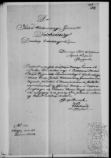 Raporty do gen. Kazimierza Dziekońskiego od podpułk Kalinkowskiego