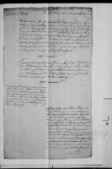 Protokół przesłuchania w sprawie majora Dąbrowskiego przeciwko Franciszkowi Mankiewiczowi kapitanowi
