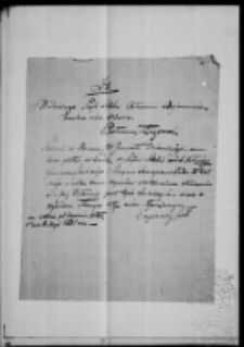 Sprawy o zabicie konia włościaninowi, otwarcie paczki