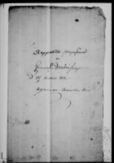 Raporta przysłane do generała Dziekońskiego od 27 kwietnia 1831 o wymianie niewolników