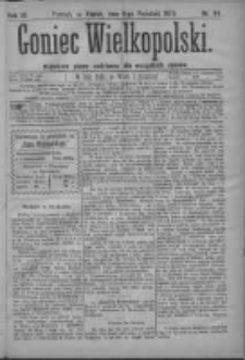 Goniec Wielkopolski: najtańsze pismo codzienne dla wszystkich stan&oacute;w 1879.04.11 R.3 Nr84