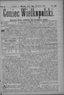 Goniec Wielkopolski: najtańsze pismo codzienne dla wszystkich stan&oacute;w 1879.04.15 R.3 Nr86