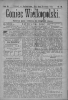 Goniec Wielkopolski: najtańsze pismo codzienne dla wszystkich stanów 1879.04.21 R.3 Nr91