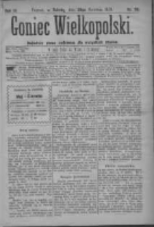 Goniec Wielkopolski: najtańsze pismo codzienne dla wszystkich stan&oacute;w 1879.04.26 R.3 Nr96
