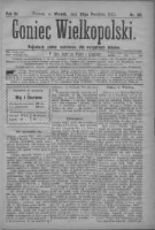 Goniec Wielkopolski: najtańsze pismo codzienne dla wszystkich stan&oacute;w 1879.04.29 R.3 Nr98